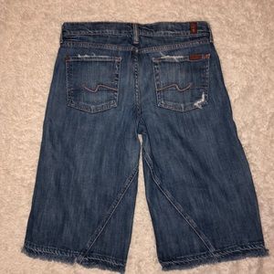 7 for all Mankind Flare Crop Boho Jeans